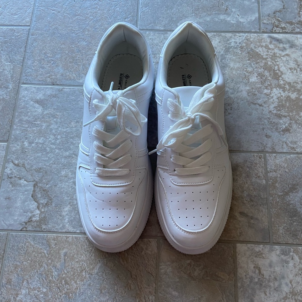 Classic White Men's Sneakers